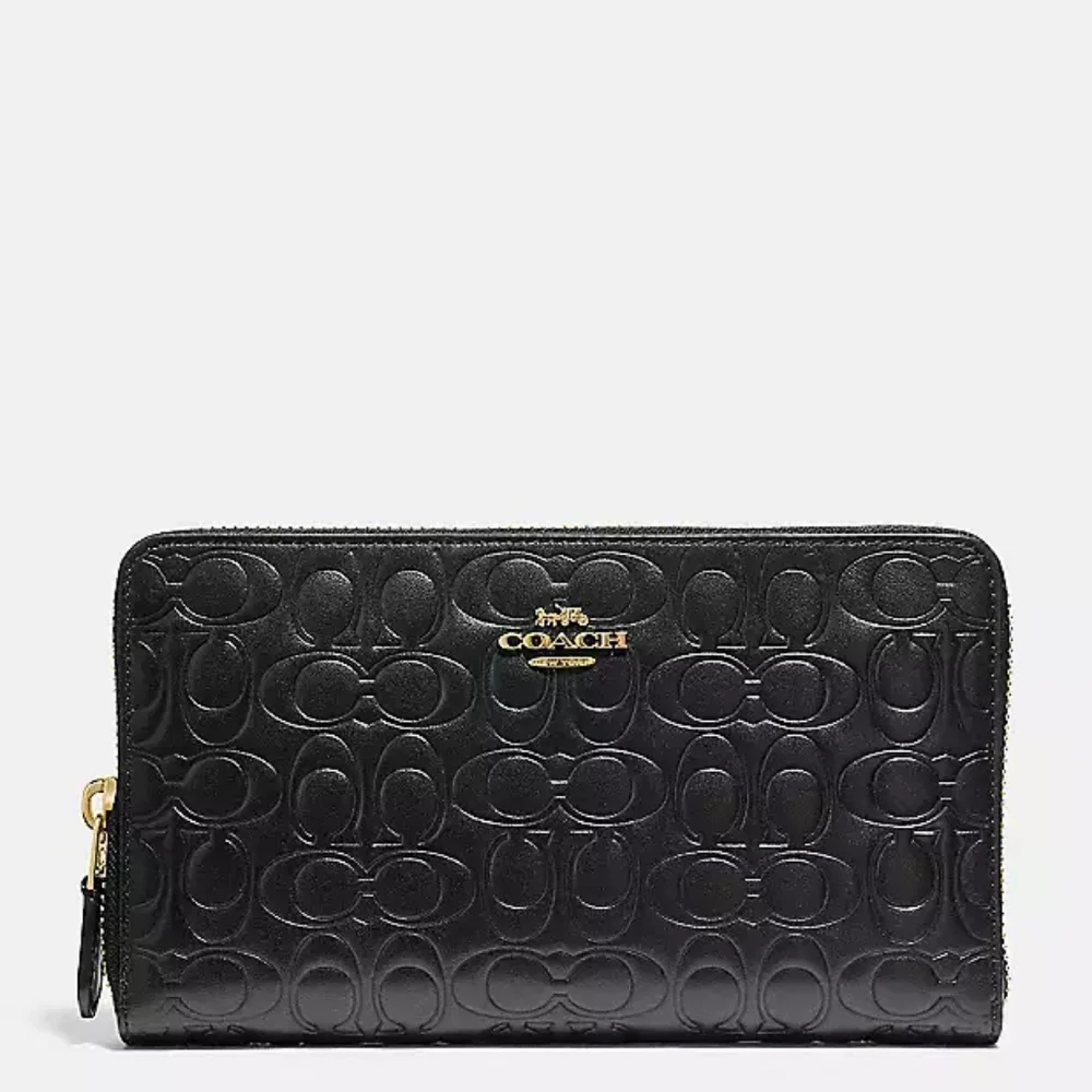 COACH Continental Wallet In Signature Leather - Picture 3 of 3